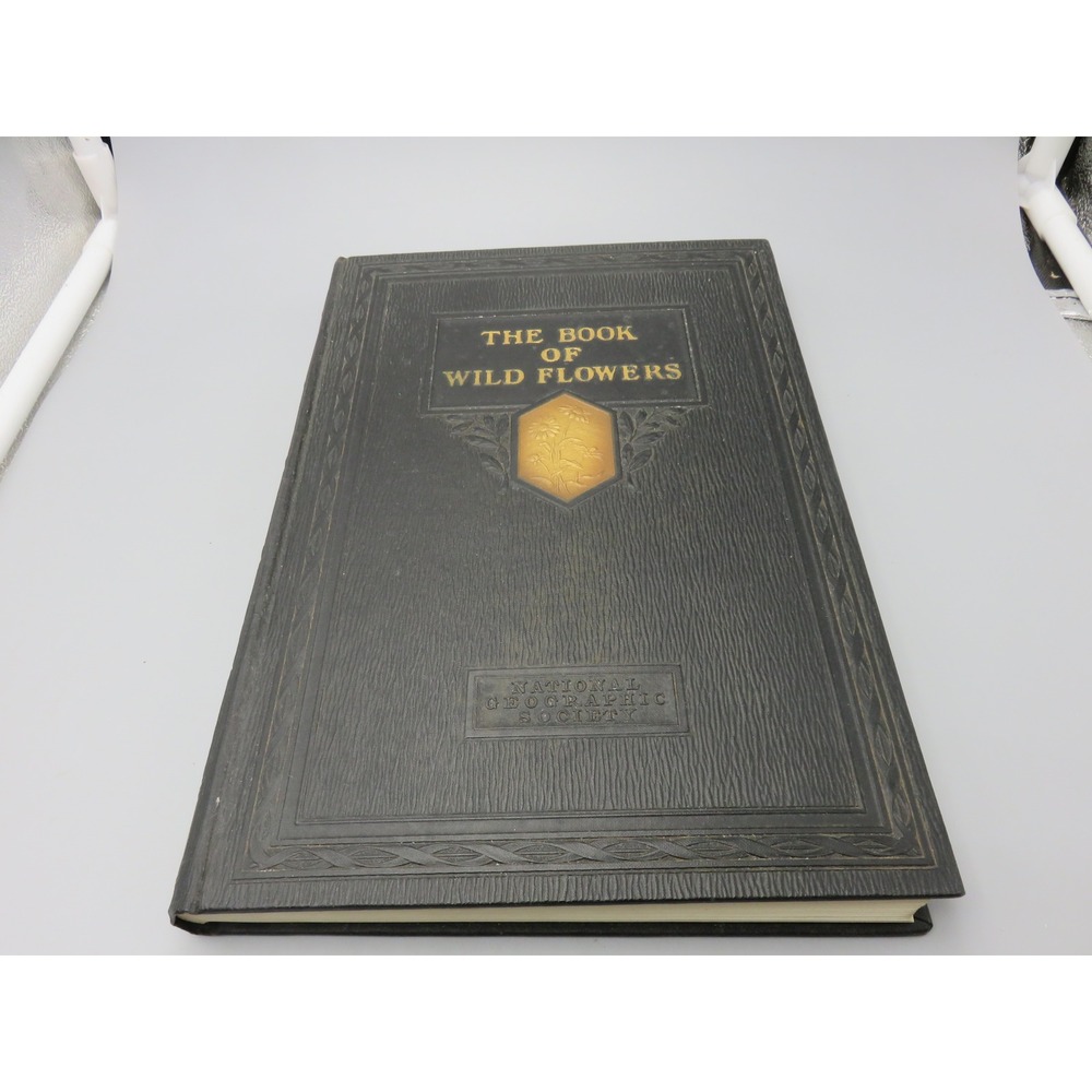 National Geographic Society The Book of Wild Flowers Antique Hardcover 1924